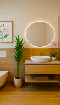 primo bagno con logo ed erre modificata